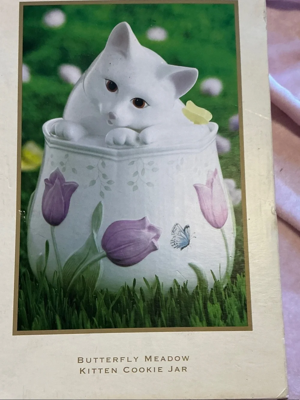 Lenox Butterfly Meadow Cookie Jar NewinBox